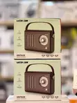 Green Lion Vintage Radio Speaker, Bluetooth Speaker with FM Radio - 1