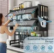 100cm 2-Tier Over-the-Sink Dish Drying Rack - 1