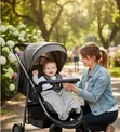 Moveable Baby Carrier Stroller - Various Colors - 1