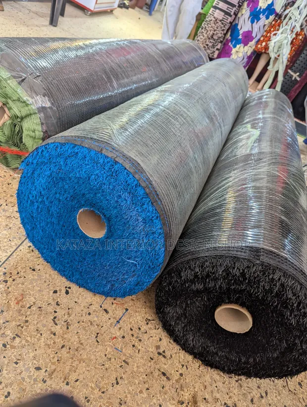 Blue and Black Roll Grass Carpet - 1