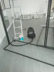 Light Gray PVC Tile Floor Carpet - 1