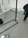 Light Gray PVC Tile Floor Carpet - 2