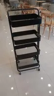 4-Tier Rolling Storage Trolley with Wheels - 3
