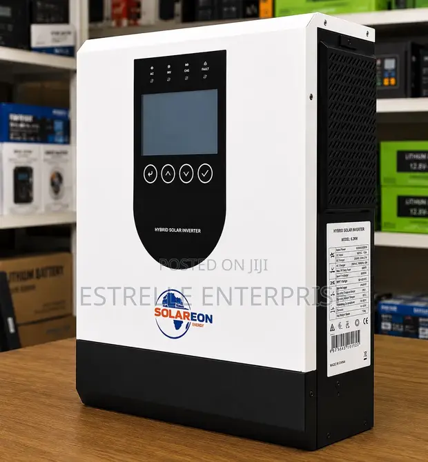 6.5KW Hybrid Solar Inverter Pure Sine Wave - 1