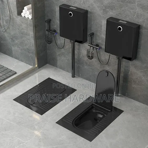 Brand New Black Squatting Toilet - 1