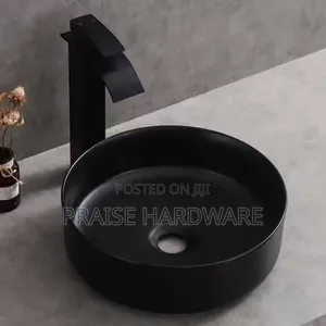 Black Marble Worktop Counter Basin with Mixer