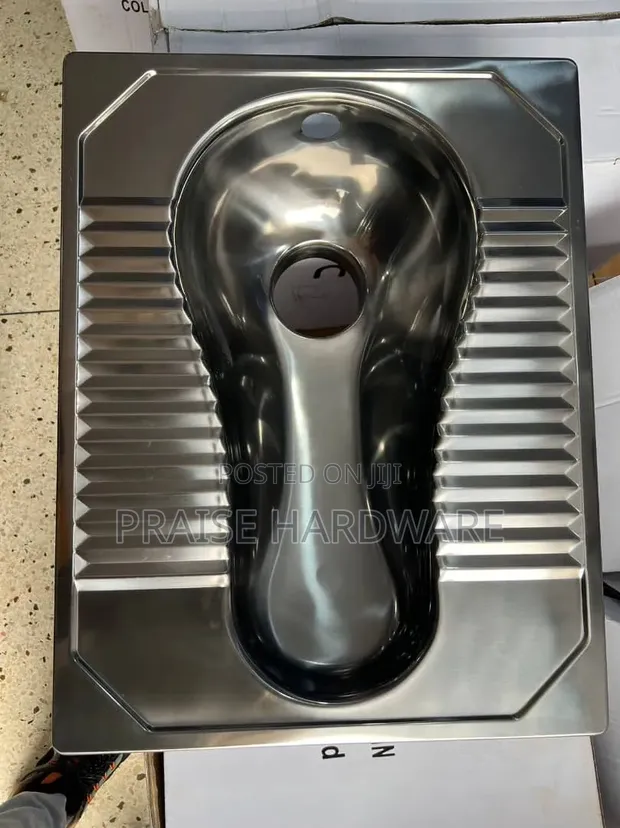 Stainless Steel Squatting Toilet Pan - 1