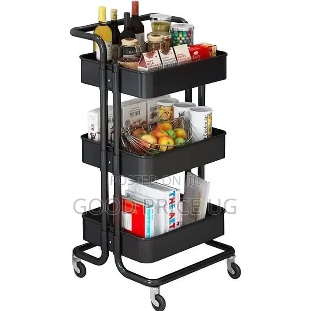 3-Tier Rolling Utility Cart - 1