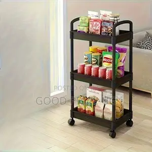 3-Tier Rolling Utility Storage Cart