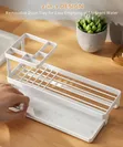 Rustproof Bathroom Toothbrush Holder with Drain Tray - 3