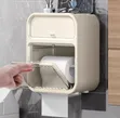 Toilet Paper Holder with Shelf & Drawer - 4