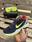 Nike Kobe 6 Basketball Sneakers - Purple/Light Green - 2