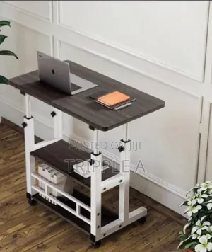 Double Pole Reinforced Adjustable Laptop Table