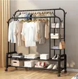 Double Pole Clothes Rack - 1
