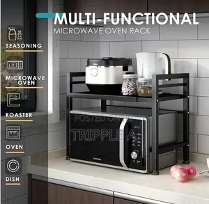 Adjustable Microwave Organizer - Brand New