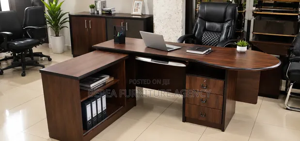 1.8m Executive Curved Office Table - 1