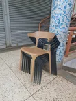 Shell Plastic Chairs for Garden, Beach, Bar, Hotel - 2