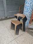 Shell Plastic Chairs for Garden, Beach, Bar, Hotel - 3