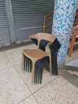 Shell Plastic Chairs for Garden, Beach, Bar, Hotel - 4