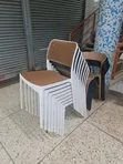 Weave-Craft Plastic Garden Chairs (Set of 4) - 1