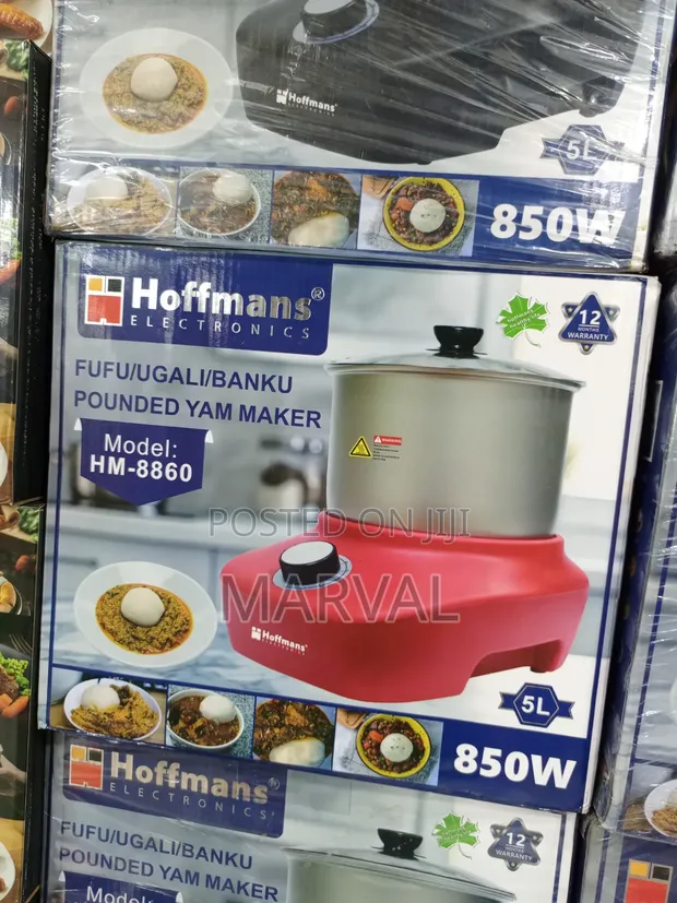 Hoffman HM-8860 5L Automatic Pounded Yam Maker - 1