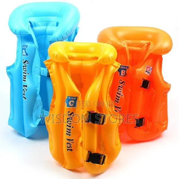 Kids Inflatable Swim Vest Life Jacket - 1
