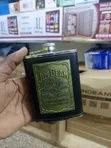 Portable Hip Flask (8oz) with Jim Beam Emblem - 2