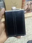 Portable Hip Flask (8oz) with Jim Beam Emblem - 5