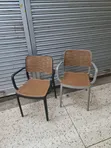 Mid-Pod Mesh Plastic Chairs for Garden/Beach - 2