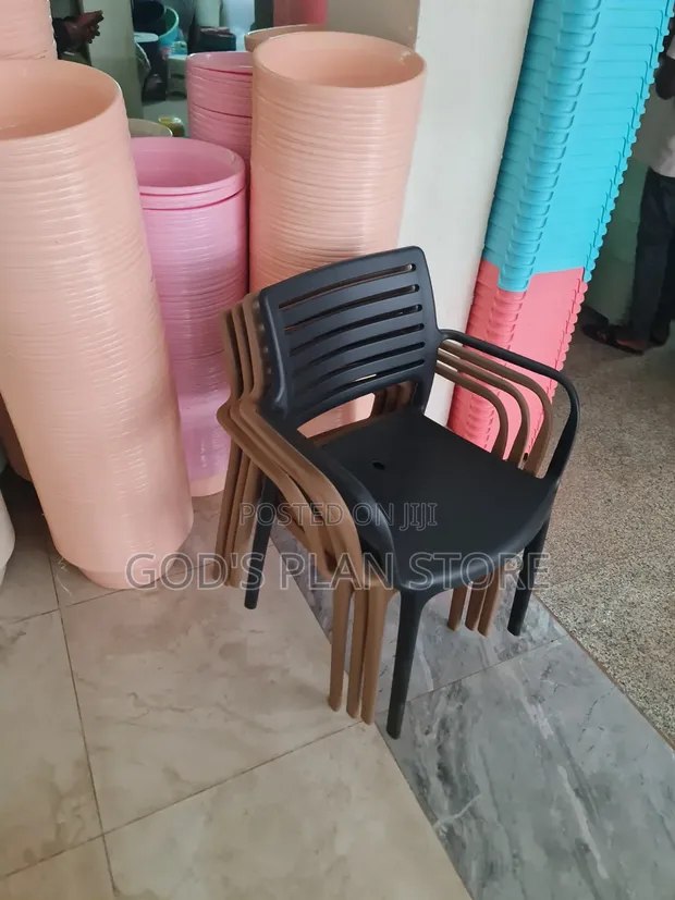 Monolith Plastic Dining Chairs (Set of 4) - 1