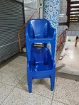 Mid Mod Pod Outdoor Plastic Chairs (Set of 4) - 1