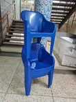 Mid Mod Pod Outdoor Plastic Chairs (Set of 4) - 3