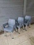 Pebble Plastic Dining Chairs (Set of 4) - 5