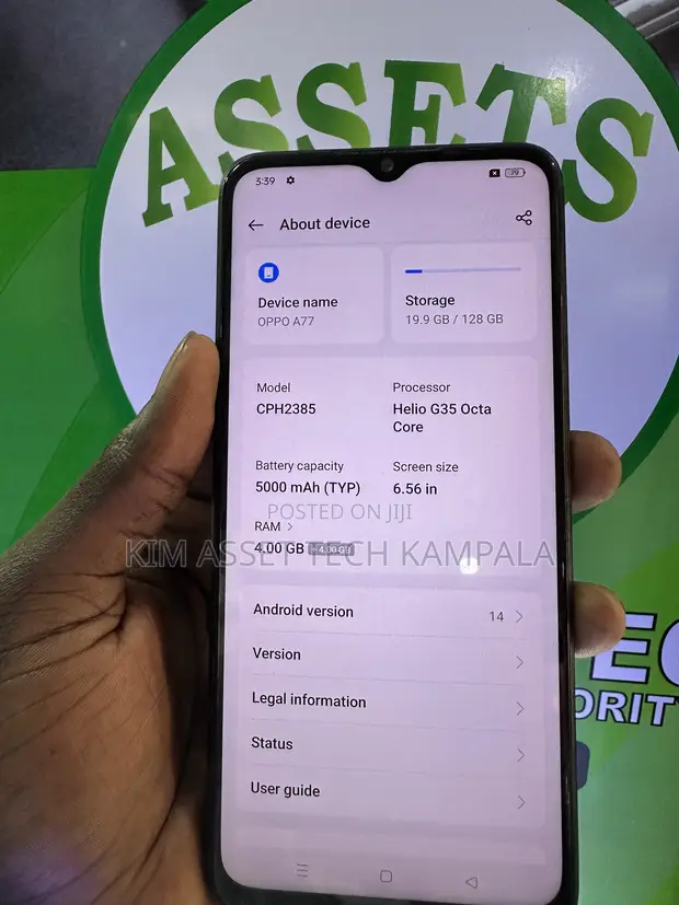 Oppo A77 128GB Black - 1