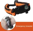 5-in-1 Paracord Survival Bracelet with Compass & Whistle (2pc) - 4