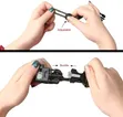 5-in-1 Paracord Survival Bracelet with Compass & Whistle (2pc) - 5