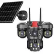 Solar Wireless Security Camera - 4MP, PTZ, Two-Way Audio - 1