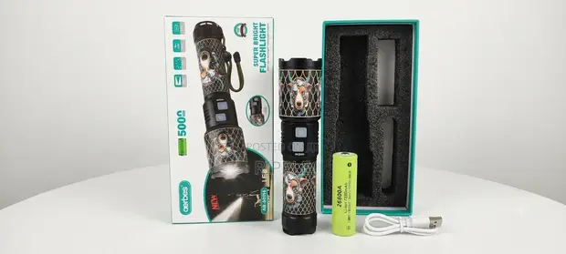 AERBES AB-SD114 20W Rechargeable Flashlight 5000mAh Torch - 1