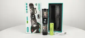 AERBES AB-SD114 20W Rechargeable Flashlight 5000mAh Torch