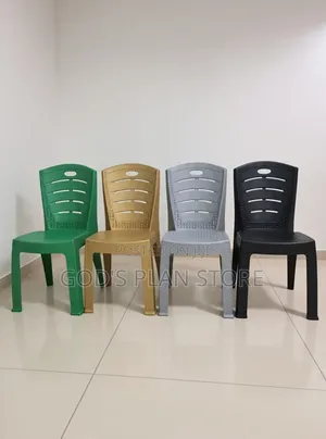 Stacko Outdoor Dining Plastic Chairs (Black)