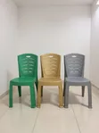 Stacko Outdoor Dining Plastic Chairs (Black) - 2