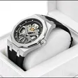 Pintime Men's Quartz Watch - 12-Sided, Silicone Strap, Luminous - 3