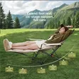 Foldable Chilling Chair with Leg Rest - 3
