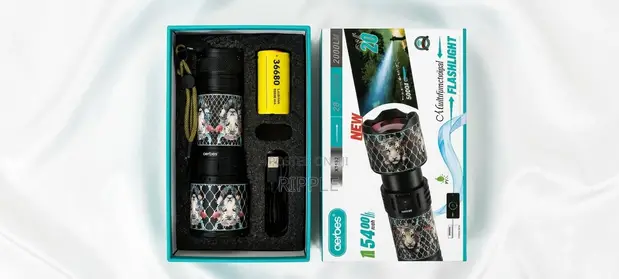 AERBES AB-SD115 20W Rechargeable LED Flashlight - 1