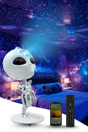 Wodimark Alien Star Projector Night Light with Bluetooth Speaker