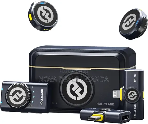 Hollyland Lark M2 Wireless Microphone for iPhone, Android, Camera - 1