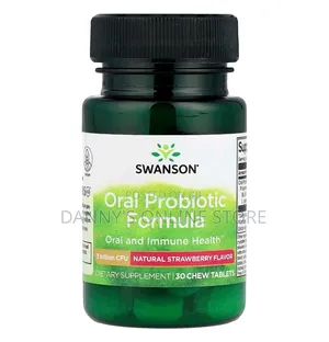 Swanson Oral Probiotics, 3 Billion CFU, Strawberry, 30 Chew Tablets