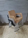 Fan Back Plastic Chairs (Brand New) - 1