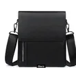 Men's Casual Black Leather Bag - 1