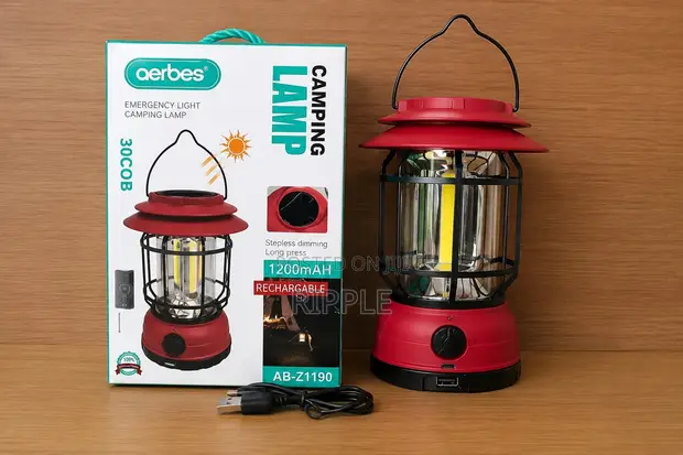 AERBES AB-Z1190 Solar Camping Lantern - 1